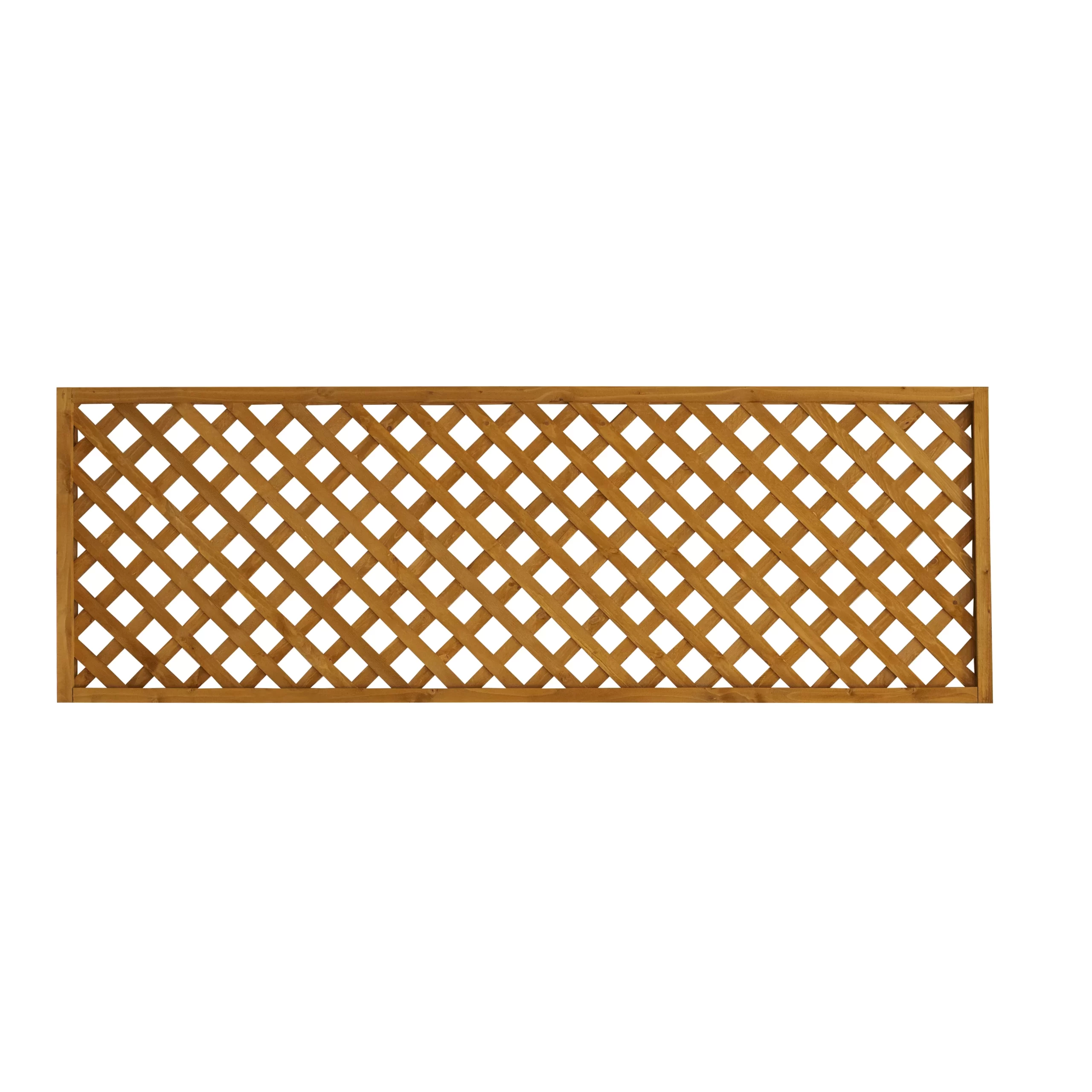 2ft Diamond Lattice Pine Trellis Panel, Pack Of 5 (W)183cm X (H)61cm 6 2ft Diamond Lattice Pine Trellis Panel, Pack Of 5 (W)183cm X (H)61cm - Image 4