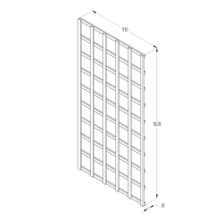 6ft Pine Trellis Panel, Pack Of 4 (W)91cm X (H)183cm 7 6ft Pine Trellis Panel, Pack Of 4 (W)91cm X (H)183cm -Gardens and Outdoor Stores 6ft pine trellis panel pack of 4 w 91cm x h 183cm5013053173312 18bq