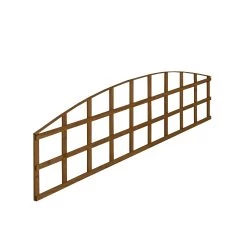 Arched Pine Trellis Panel (W)183cm X (H)57cm 6 Arched Pine Trellis Panel (W)183cm X (H)57cm -Gardens and Outdoor Stores arched pine trellis panel w 183cm x h 57cm3663602430643 02bq