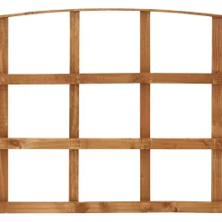 Arched Pine Trellis Panel (W)183cm X (H)57cm 7 Arched Pine Trellis Panel (W)183cm X (H)57cm -Gardens and Outdoor Stores arched pine trellis panel w 183cm x h 57cm3663602430643 03bq