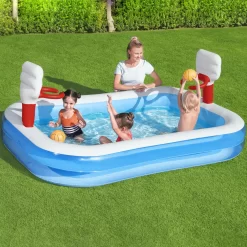Bestway Bestway® Plain ABS Plastic & PVC Family Fun Pool (W) 1.68m X (L) 2.51m -Gardens and Outdoor Stores bestway bestway plain abs plastic pvc family fun pool w 1 68m x l 2 51m6942138914153 01i