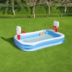 Bestway Bestway® Plain ABS Plastic & PVC Family Fun Pool (W) 1.68m X (L) 2.51m -Gardens and Outdoor Stores bestway bestway plain abs plastic pvc family fun pool w 1 68m x l 2 51m6942138914153 02i