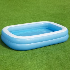Bestway Bestway® Textured Pattern On Sidewalls PVC Family Fun Pool (W) 1.75m X (L) 2.62m -Gardens and Outdoor Stores bestway bestway textured pattern on sidewalls pvc family fun pool w 1 75m x l 2 62m6942138968019 05i
