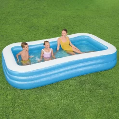 Bestway Bestway® Textured Pattern On Sidewalls PVC Family Fun Pool (W) 1.83m X (L) 3.05m -Gardens and Outdoor Stores bestway bestway textured pattern on sidewalls pvc family fun pool w 1 83m x l 3 05m6942138968057 01i