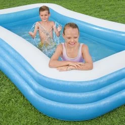 Bestway Bestway® Textured Pattern On Sidewalls PVC Family Fun Pool (W) 1.83m X (L) 3.05m -Gardens and Outdoor Stores bestway bestway textured pattern on sidewalls pvc family fun pool w 1 83m x l 3 05m6942138968057 02i