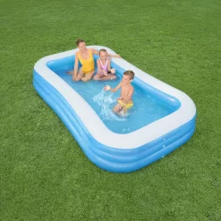 Bestway Bestway® Textured Pattern On Sidewalls PVC Family Fun Pool (W) 1.83m X (L) 3.05m -Gardens and Outdoor Stores bestway bestway textured pattern on sidewalls pvc family fun pool w 1 83m x l 3 05m6942138968057 03i