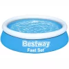 Bestway Fast Set™ Plain ABS Plastic & PVC Family Lounge Pool (W) 1.83m X (L) 1.83m -Gardens and Outdoor Stores bestway fast set plain abs plastic pvc family lounge pool w 1 83m x l 1 83m6942138967630 01c