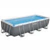 Bestway Power Steel® Plain Polyvinyl Chloride (PVC) & Steel Pool (W) 2.74m X (L) 5.49m 1 Bestway Power Steel® Plain Polyvinyl Chloride (PVC) & Steel Pool (W) 2.74m X (L) 5.49m -Gardens and Outdoor Stores bestway power steel plain polyvinyl chloride pvc steel pool w 2 74m x l 5 49m6942138987157 01c