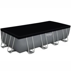 Bestway Power Steel® Plain Polyvinyl Chloride (PVC) & Steel Pool (W) 2.74m X (L) 5.49m -Gardens and Outdoor Stores bestway power steel plain polyvinyl chloride pvc steel pool w 2 74m x l 5 49m6942138987157 21c