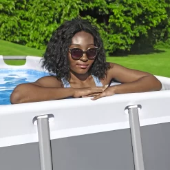 Bestway Power Steel® Plain Polyvinyl Chloride (PVC) & Steel Pool (W) 3.66m X (L) 7.32m -Gardens and Outdoor Stores bestway power steel plain polyvinyl chloride pvc steel pool w 3 66m x l 7 32m6942138987195 02i