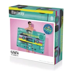 Bestway Retro Beats Multicolour Rectangular Mix Tape Inflatable Lilo 6 Bestway Retro Beats Multicolour Rectangular Mix Tape Inflatable Lilo -Gardens and Outdoor Stores bestway retro beats multicolour rectangular mix tape inflatable lilo6941607331828 02c