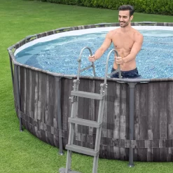 Bestway Steel Pro Max Polyvinyl Chloride (PVC) Family Swimming Pool (W) 3.66m X (L) 3.66m -Gardens and Outdoor Stores bestway steel pro max polyvinyl chloride pvc family swimming pool w 3 66m x l 3 66m6942138984163 03i bq