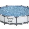 Bestway Steel Pro Max Polyvinyl Chloride (PVC) Family Swimming Pool (W) 3.97m X (L) 3.66m -Gardens and Outdoor Stores bestway steel pro max polyvinyl chloride pvc family swimming pool w 3 97m x l 3 66m6942138981889 01c bq