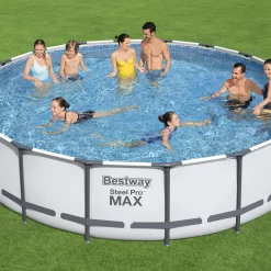 Bestway Steel Pro Max Polyvinyl Chloride (PVC) Pool (W) 5.49m X (L) 5.49m 13 Bestway Steel Pro Max Polyvinyl Chloride (PVC) Pool (W) 5.49m X (L) 5.49m -Gardens and Outdoor Stores bestway steel pro max polyvinyl chloride pvc pool w 5 49m x l 5 49m6942138983791 02i bq