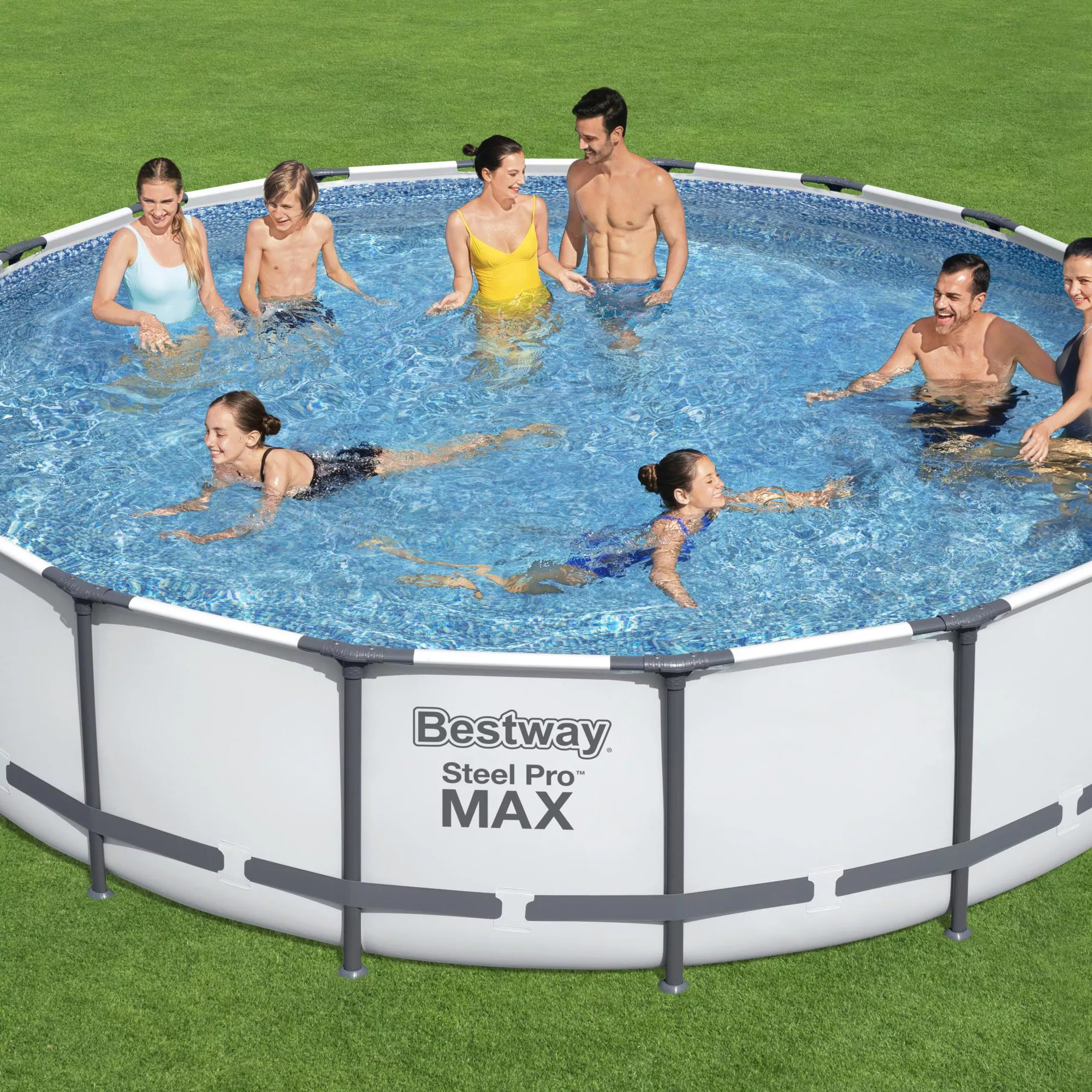 Bestway Steel Pro Max Polyvinyl Chloride (PVC) Pool (W) 5.49m X (L) 5.49m 8 Bestway Steel Pro Max Polyvinyl Chloride (PVC) Pool (W) 5.49m X (L) 5.49m - Image 6