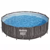 Bestway Steel Pro MAX™ Wood Effect Polyvinyl Chloride (PVC) & Steel Pool (W) 4.27m X (L) 4.27m 1 Bestway Steel Pro MAX™ Wood Effect Polyvinyl Chloride (PVC) & Steel Pool (W) 4.27m X (L) 4.27m -Gardens and Outdoor Stores bestway steel pro max wood effect polyvinyl chloride pvc steel pool w 4 27m x l 4 27m6942138983968 01c