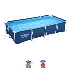 Bestway Steel Pro® Plain Polyvinyl Chloride (PVC) & Steel Pool (W) 2.11m X (L) 4m 12 Bestway Steel Pro® Plain Polyvinyl Chloride (PVC) & Steel Pool (W) 2.11m X (L) 4m -Gardens and Outdoor Stores bestway steel pro plain polyvinyl chloride pvc steel pool w 2 11m x l 4m6942138949728 03c