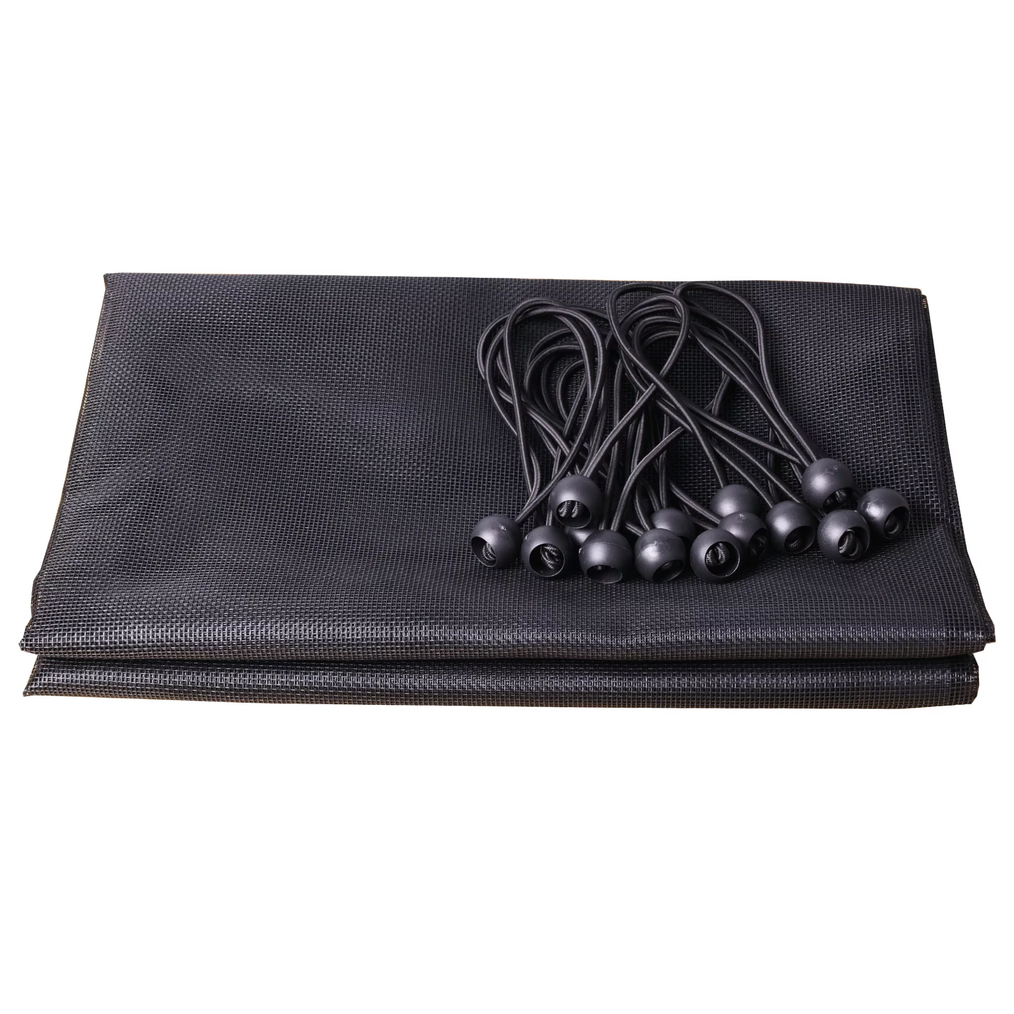 Black Polyester (PES) & PVC Garden Screen (H)1m (W)3m 8 Black Polyester (PES) & PVC Garden Screen (H)1m (W)3m - Image 6