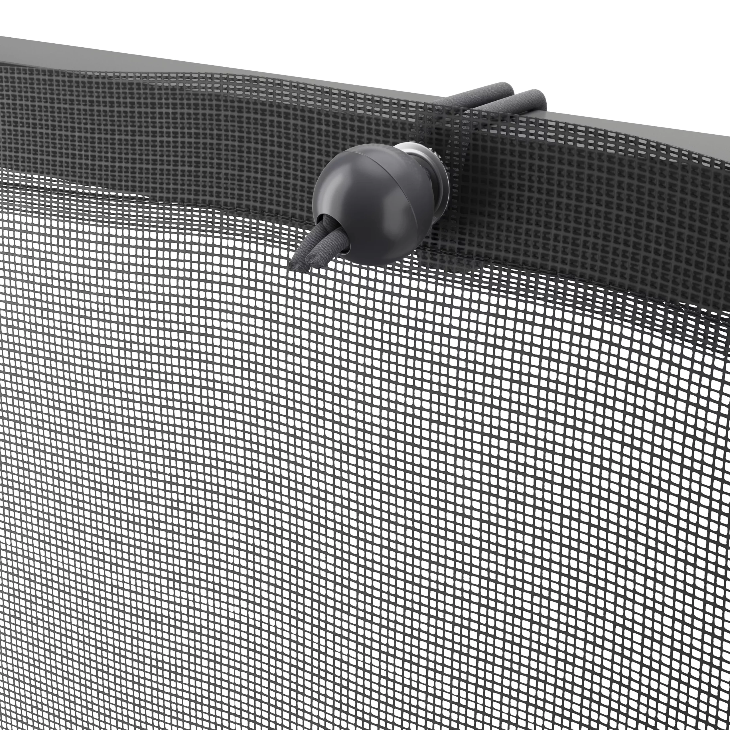 Black Polyester (PES) & PVC Garden Screen (H)1m (W)3m 7 Black Polyester (PES) & PVC Garden Screen (H)1m (W)3m - Image 5