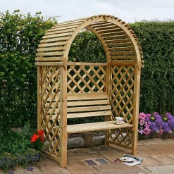 Blooma Chiltern Arbour, (H)1990mm (W)1340mm (D)800mm - Assembly Service Included 10 Blooma Chiltern Arbour, (H)1990mm (W)1340mm (D)800mm - Assembly Service Included -Gardens and Outdoor Stores blooma chiltern arbour h 1990mm w 1340mm d 800mm assembly service included5397007111705 02i bq