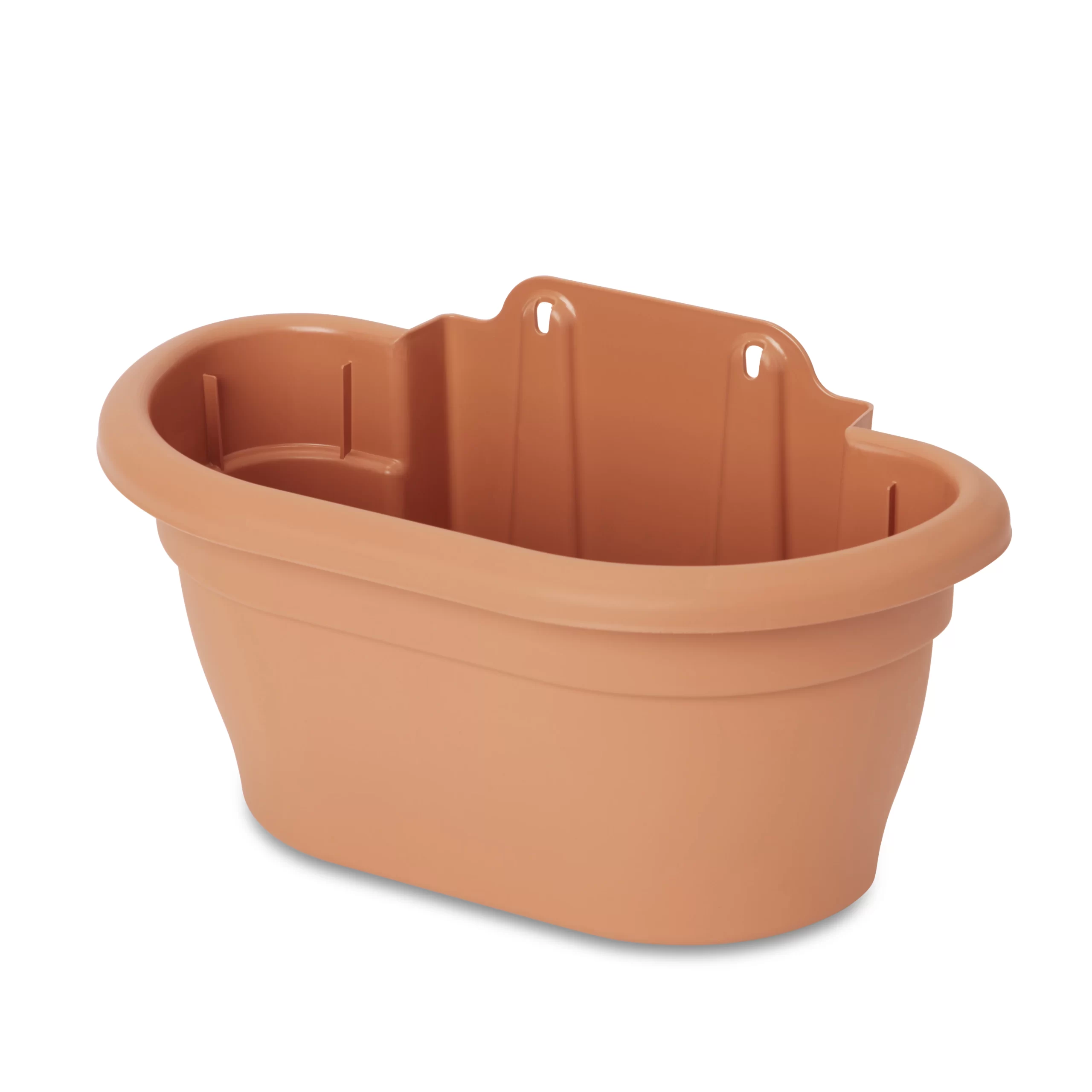 Blooma Florus Terracotta Plastic Rectangular Trough 4 Blooma Florus Terracotta Plastic Rectangular Trough - Image 2