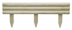 Blooma Gydan Green Pine Horizontal Log Edging (H)20cm (L)1m