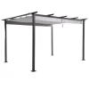 Blooma Moses Black Rectangular Gazebo, (W)4m (D)3m - Assembly Required -Gardens and Outdoor Stores blooma moses black rectangular gazebo w 4m d 3m assembly required3663602419129 01bq