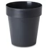 Blooma Nurgul Dark Grey Plastic Circular Plant Pot (Dia)30cm -Gardens and Outdoor Stores blooma nurgul dark grey plastic circular plant pot dia 30cm3663602899181 01bq