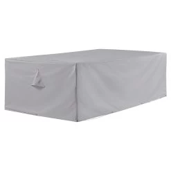 Blooma Small Grey Rectangular Table Cover 190cm(L) 60cm(H) 110cm(W)
