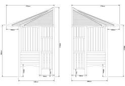 Blooma Solway Corner Arbour, (H)2500mm (W)1730mm (D)1730mm - Assembly Required -Gardens and Outdoor Stores blooma solway corner arbour h 2500mm w 1730mm d 1730mm assembly required5397007007725 18t BQ