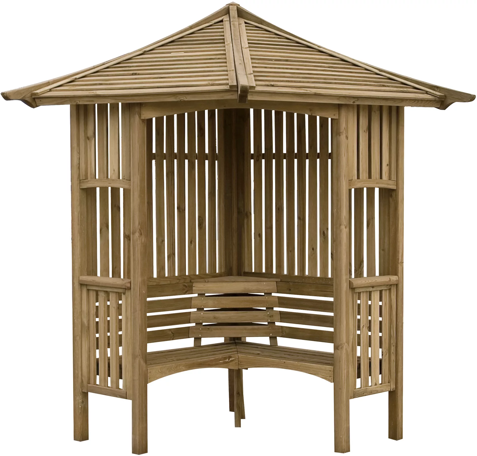 Blooma Solway Corner Arbour, (H)2500mm (W)1730mm (D)1730mm - Assembly Service Included 4 Blooma Solway Corner Arbour, (H)2500mm (W)1730mm (D)1730mm - Assembly Service Included - Image 2