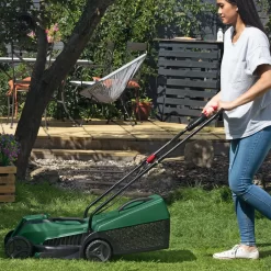 Bosch Rotary Hand-propelled Lawnmower & Grass Trimmer Set 18V Lawncare Set -Gardens and Outdoor Stores bosch rotary hand propelled lawnmower grass trimmer set 18v lawncare set4059952634418 02i