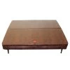 Canadian Spa Company Brown Square Cover (L)2.13m (W)2.13m