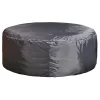 CleverSpa Grey Circular Hot Tub Cover -Gardens and Outdoor Stores cleverspa grey circular hot tub cover5019008882872 02c BQ