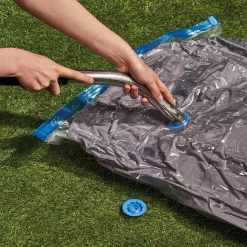 CleverSpa Grey Circular Hot Tub Cover -Gardens and Outdoor Stores cleverspa grey circular hot tub cover5019008882872 03i BQ