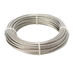 Diall Stainless Steel Cable, (L)10m (Dia)3.5mm