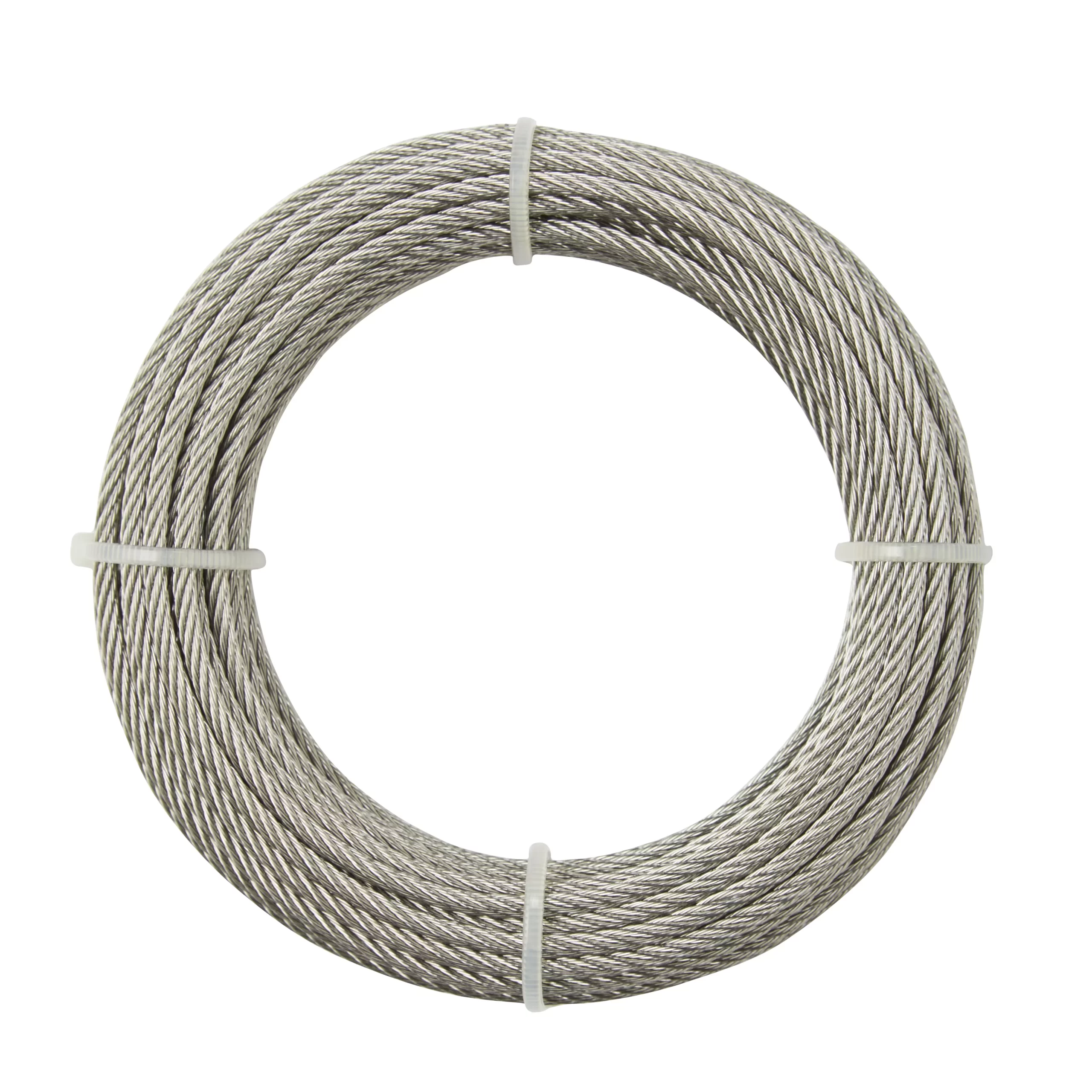 Diall Stainless Steel Cable, (L)10m (Dia)3.5mm 4 Diall Stainless Steel Cable, (L)10m (Dia)3.5mm - Image 2