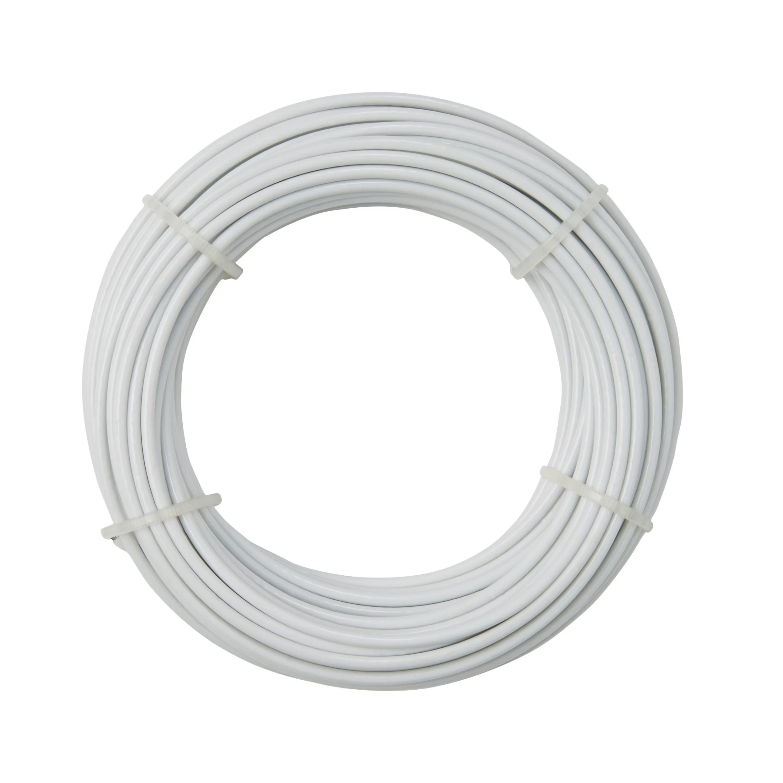 Diall White PVC & Steel Cable, (L)15m (Dia)1.7mm 4 Diall White PVC & Steel Cable, (L)15m (Dia)1.7mm - Image 2