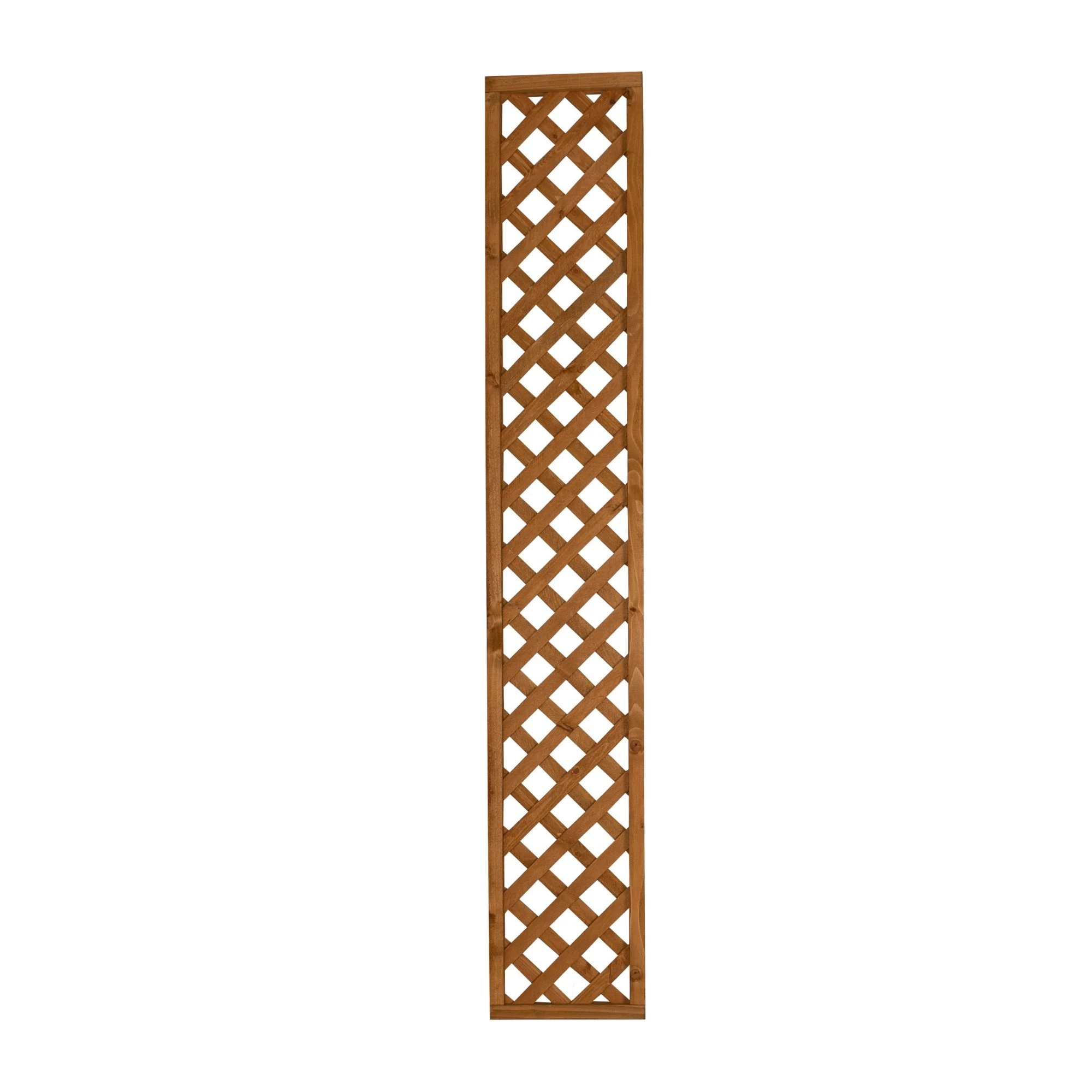 Diamond Pine Trellis Panel, Pack Of 3 (W)183cm X (H)32cm 3 Diamond Pine Trellis Panel, Pack Of 3 (W)183cm X (H)32cm