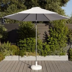 Eda White Parasol Base 0.74kg -Gardens and Outdoor Stores eda white parasol base 0 74kg3086960016135 04bq