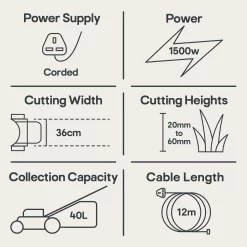 Flymo Speedi-Mo Corded Rotary Lawnmower -Gardens and Outdoor Stores flymo speedi mo corded rotary lawnmower7391736343046 01t EN bq