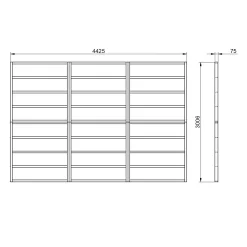 Forest 15x10 Timber Shed Base (L) 301cm X (W) 442.5cm - Assembly Service Included -Gardens and Outdoor Stores forest 15x10 timber shed base l 301cm x w 442 5cm assembly service included5013053182260 01t bq