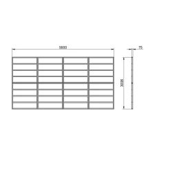 Forest 20x10 Timber Shed Base (L) 301cm X (W) 590cm -Gardens and Outdoor Stores forest 20x10 timber shed base l 301cm x w 590cm5013053182215 01t