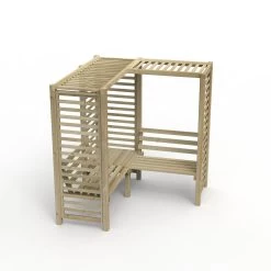 Forest Firenze Corner Arbour, (H)1970mm (W)1800mm (D)1800mm - Assembly Required 18 Forest Firenze Corner Arbour, (H)1970mm (W)1800mm (D)1800mm - Assembly Required -Gardens and Outdoor Stores forest firenze corner arbour h 1970mm w 1800mm d 1800mm assembly required5013053185049 02c bq