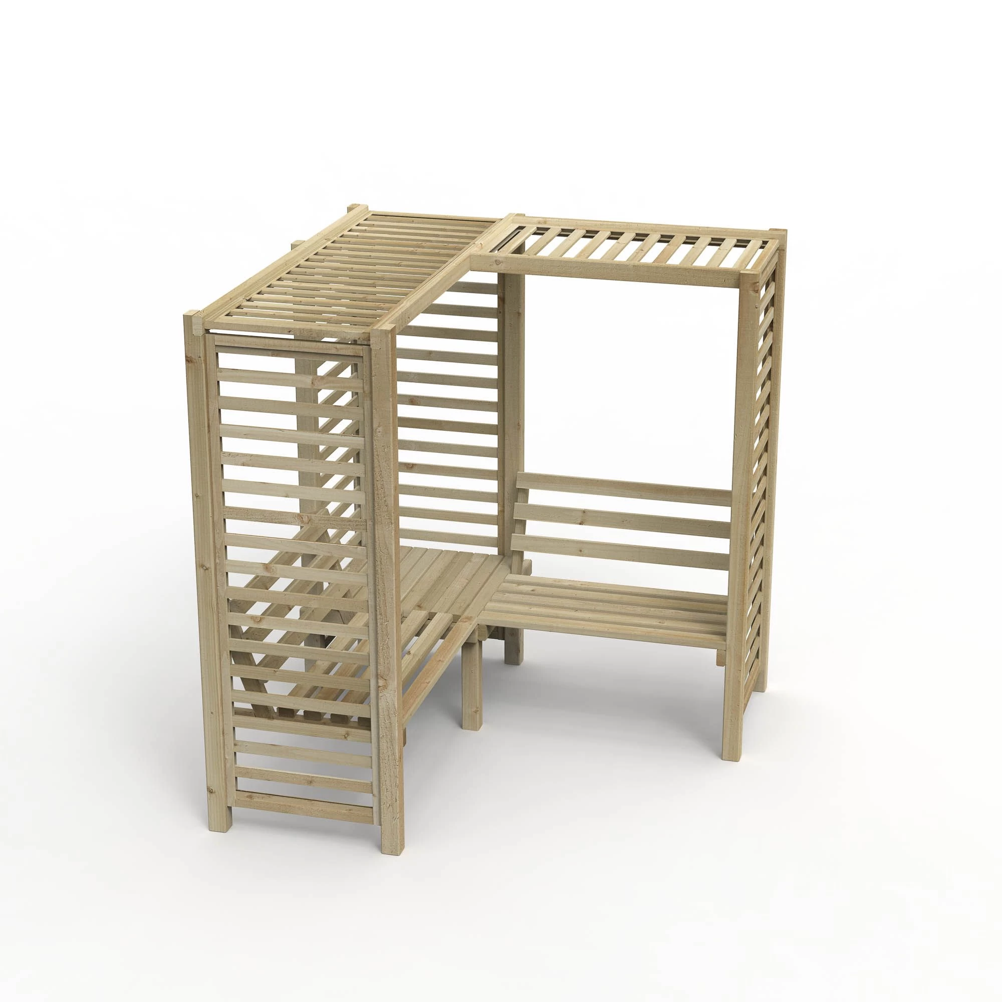 Forest Firenze Corner Arbour, (H)1970mm (W)1800mm (D)1800mm - Assembly Required 5 Forest Firenze Corner Arbour, (H)1970mm (W)1800mm (D)1800mm - Assembly Required - Image 3