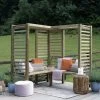 Forest Firenze Corner Arbour, (H)1970mm (W)1800mm (D)1800mm - Assembly Required 1 Forest Firenze Corner Arbour, (H)1970mm (W)1800mm (D)1800mm - Assembly Required -Gardens and Outdoor Stores forest firenze corner arbour h 1970mm w 1800mm d 1800mm assembly required5013053185049 02i bq