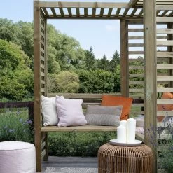 Forest Firenze Corner Arbour, (H)1970mm (W)1800mm (D)1800mm - Assembly Required 24 Forest Firenze Corner Arbour, (H)1970mm (W)1800mm (D)1800mm - Assembly Required -Gardens and Outdoor Stores forest firenze corner arbour h 1970mm w 1800mm d 1800mm assembly required5013053185049 40c bq