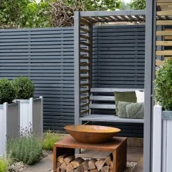 Forest Firenze Corner Arbour, (H)1970mm (W)1800mm (D)1800mm - Assembly Required 25 Forest Firenze Corner Arbour, (H)1970mm (W)1800mm (D)1800mm - Assembly Required -Gardens and Outdoor Stores forest firenze corner arbour h 1970mm w 1800mm d 1800mm assembly required5013053185049 41c bq