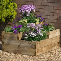 Forest Garden 0.9m X 0.9m Mixed Softwood Rectangular Raised Bed Kit 0.81m² -Gardens and Outdoor Stores forest garden 0 9m x 0 9m mixed softwood rectangular raised bed kit 0 81m 5013053193495 01i