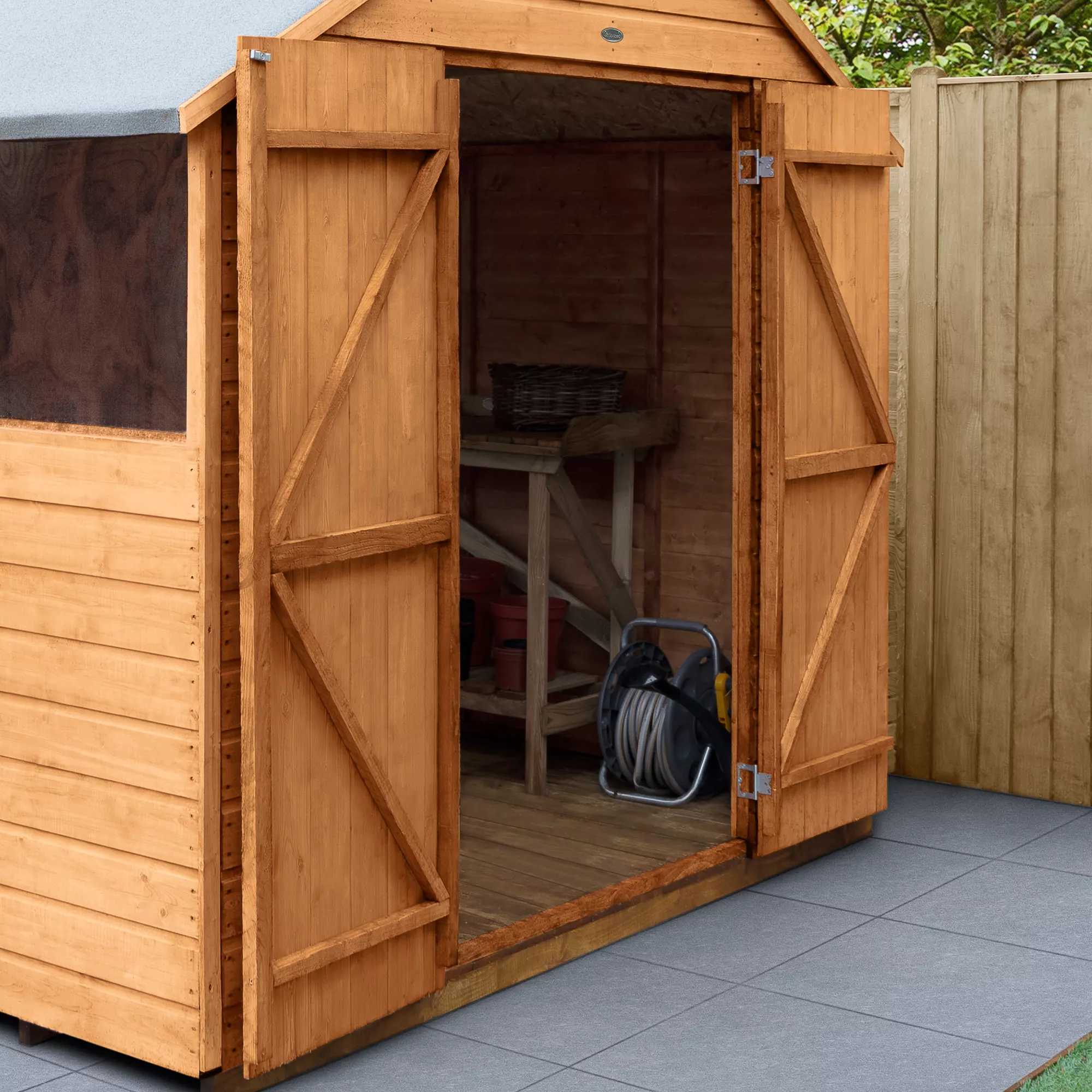 Forest Garden 10x15 Apex Dip Treated Shiplap Wooden Shed With Floor - Assembly Service Included 4 Forest Garden 10x15 Apex Dip Treated Shiplap Wooden Shed With Floor - Assembly Service Included - Image 2